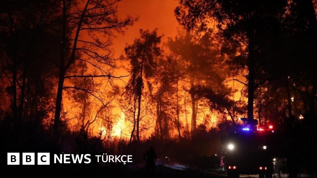 Antalya Aksu'daki orman yangını kontrol altına alınmaya çalışılıyor