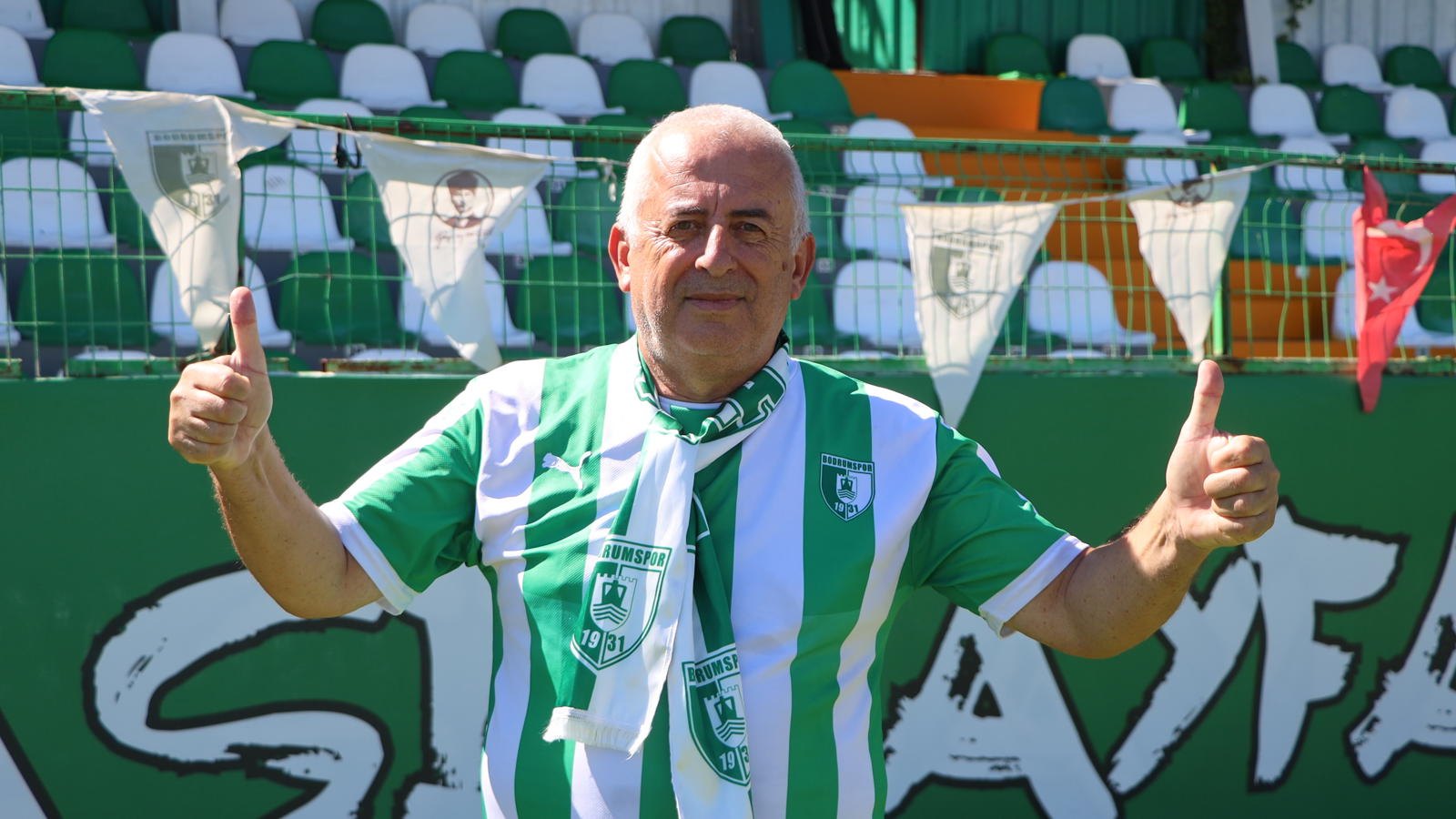 Birol Ahi, Mardin deplasmanına tek başına gitti; Bodrum FK’den ömür boyu kombine