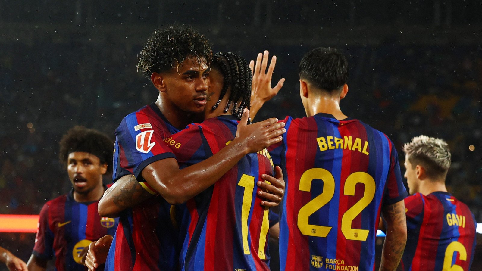 Barcelona, Racing Santander karşısında 7-2 kazandı